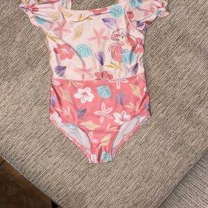 Disney Pink Floral Mermaid Swimsuit